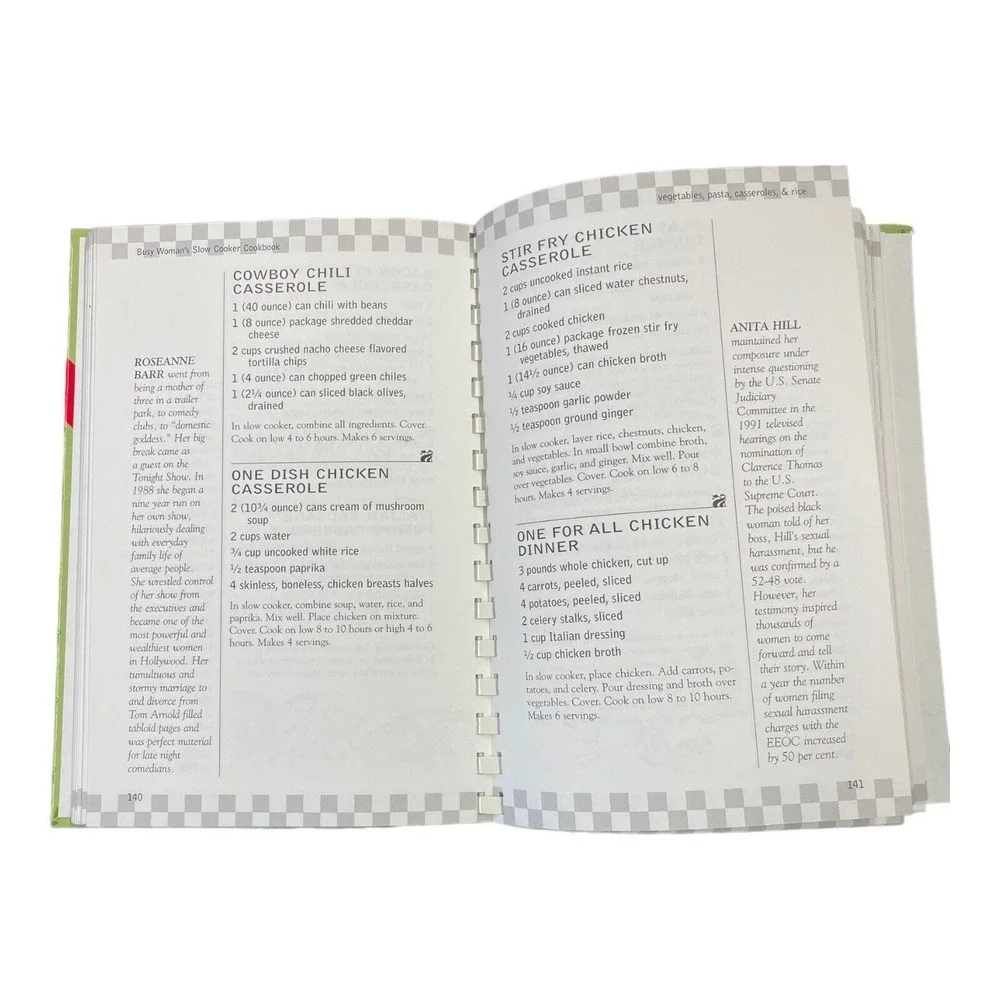 Cookbook busy woman